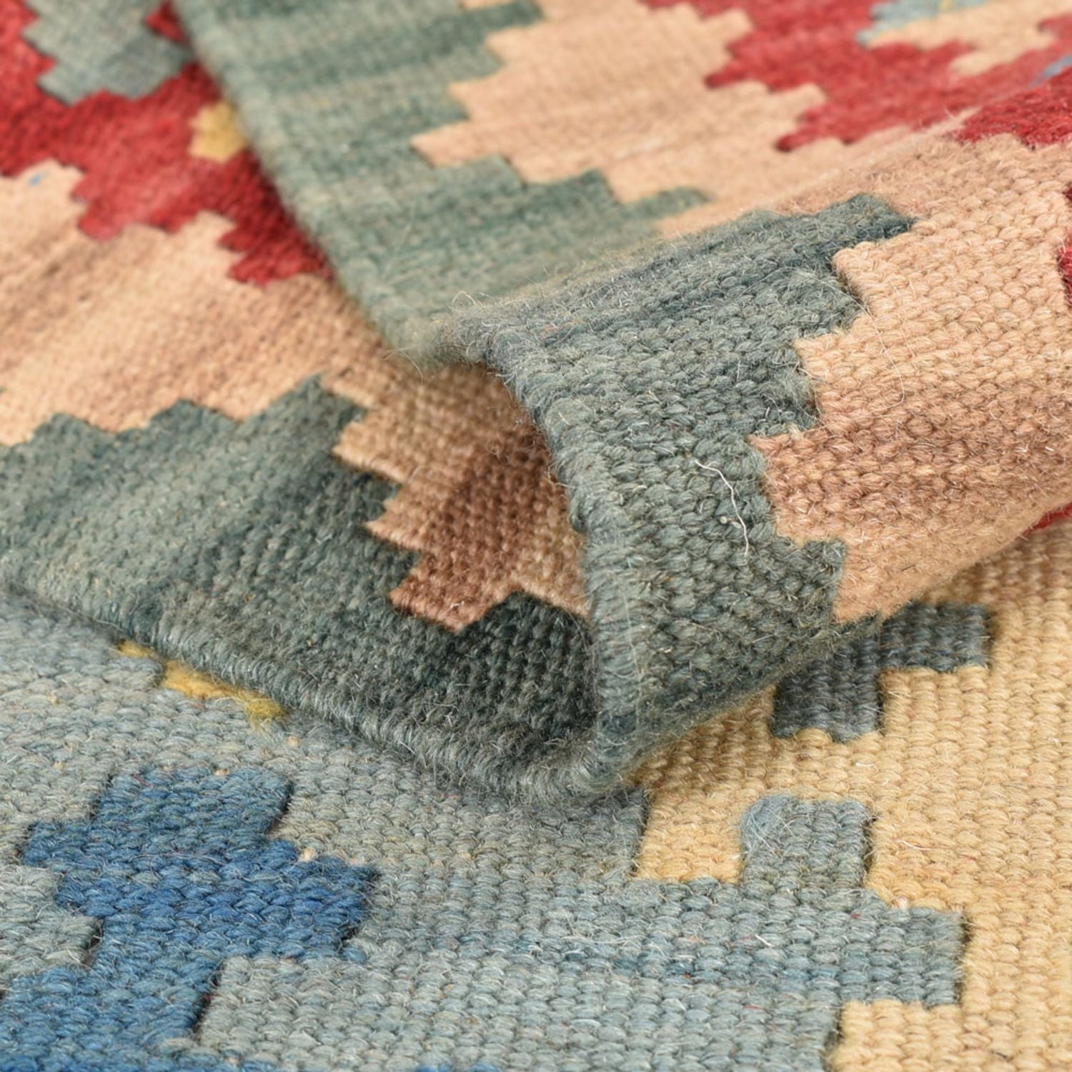 Alfombra de pasillo Alfombra Kelim - Oriental - 194 x 84 cm - multicolor