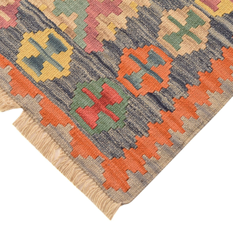 Alfombra de pasillo Alfombra Kelim - Oriental - 237 x 84 cm - multicolor