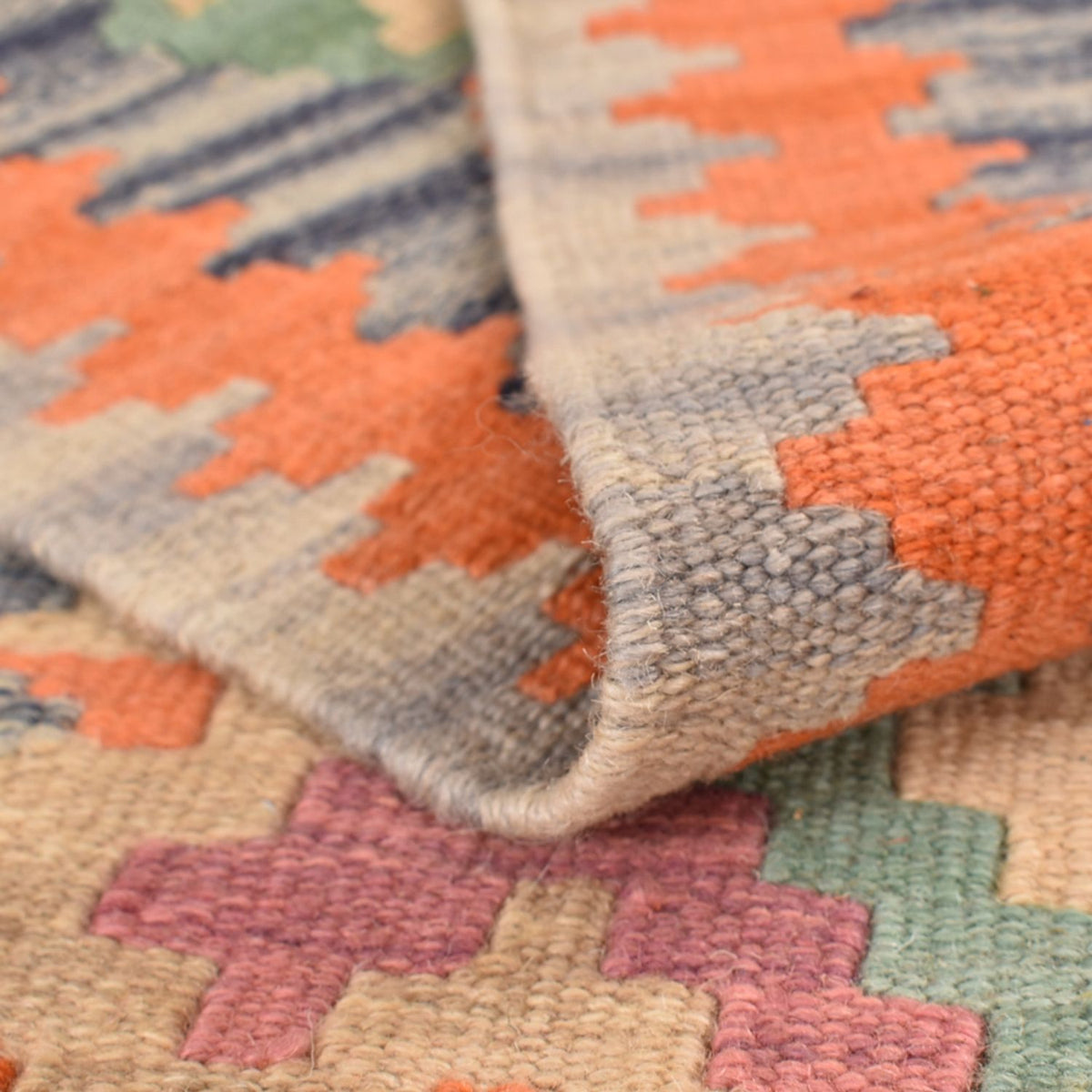 Alfombra de pasillo Alfombra Kelim - Oriental - 237 x 84 cm - multicolor