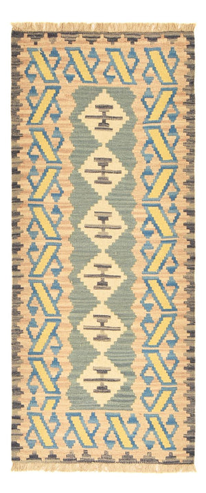 Alfombra de pasillo Alfombra Kelim - Oriental - 192 x 80 cm - multicolor