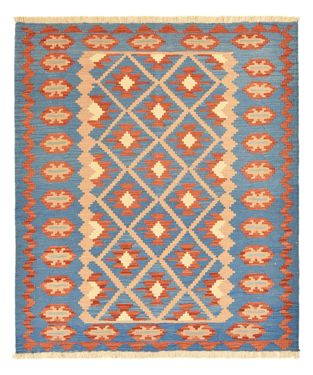 Alfombra Kelim - Oriental - 193 x 164 cm - multicolor