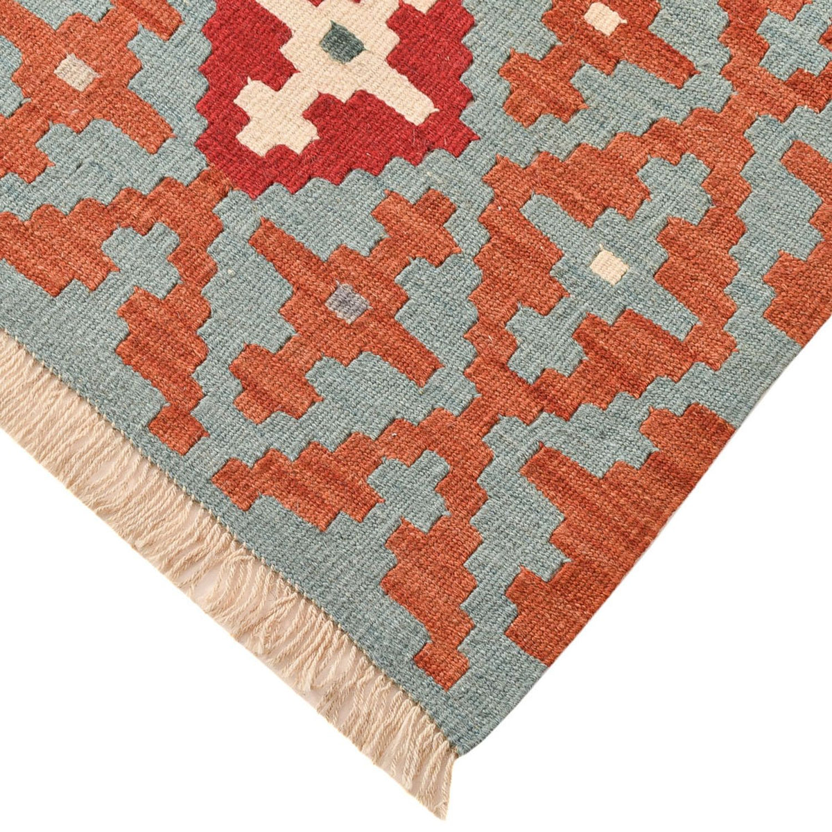 Alfombra Kelim - Oriental - 196 x 153 cm - multicolor