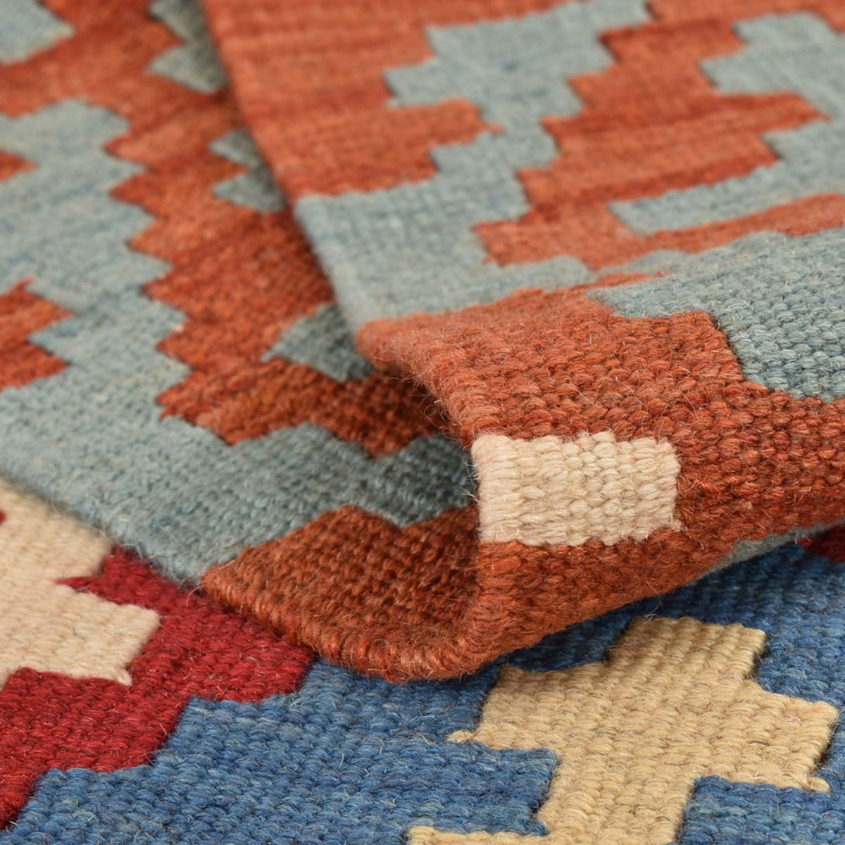 Alfombra Kelim - Oriental - 196 x 153 cm - multicolor