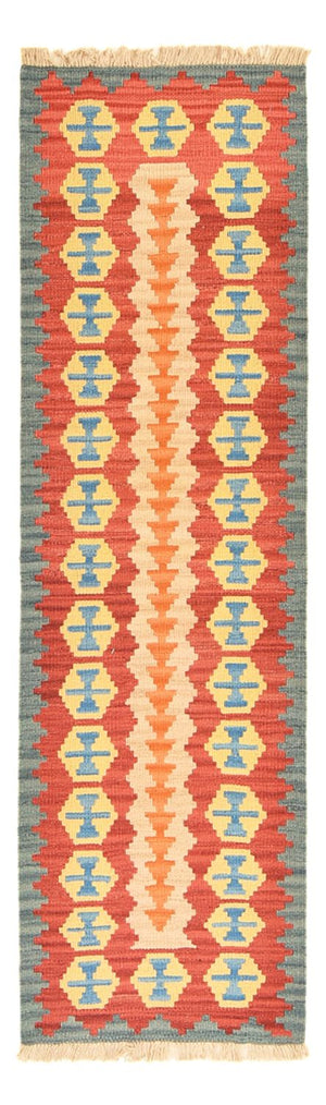 Alfombra de pasillo Alfombra Kelim - Oriental - 201 x 58 cm - multicolor