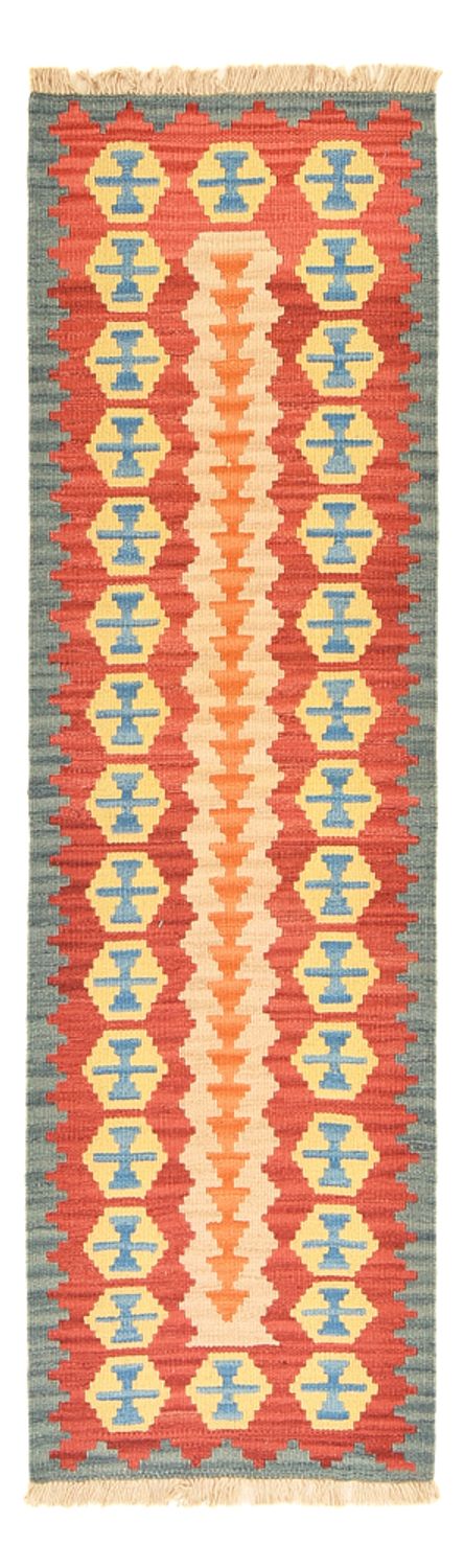 Alfombra de pasillo Alfombra Kelim - Oriental - 201 x 58 cm - multicolor