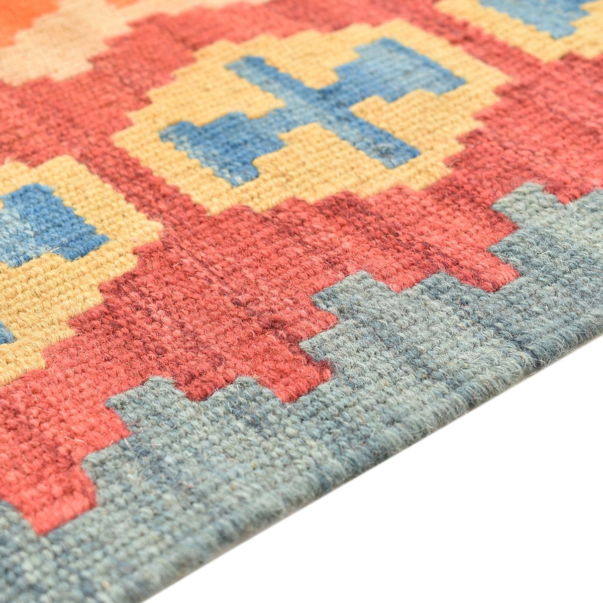 Alfombra de pasillo Alfombra Kelim - Oriental - 201 x 58 cm - multicolor