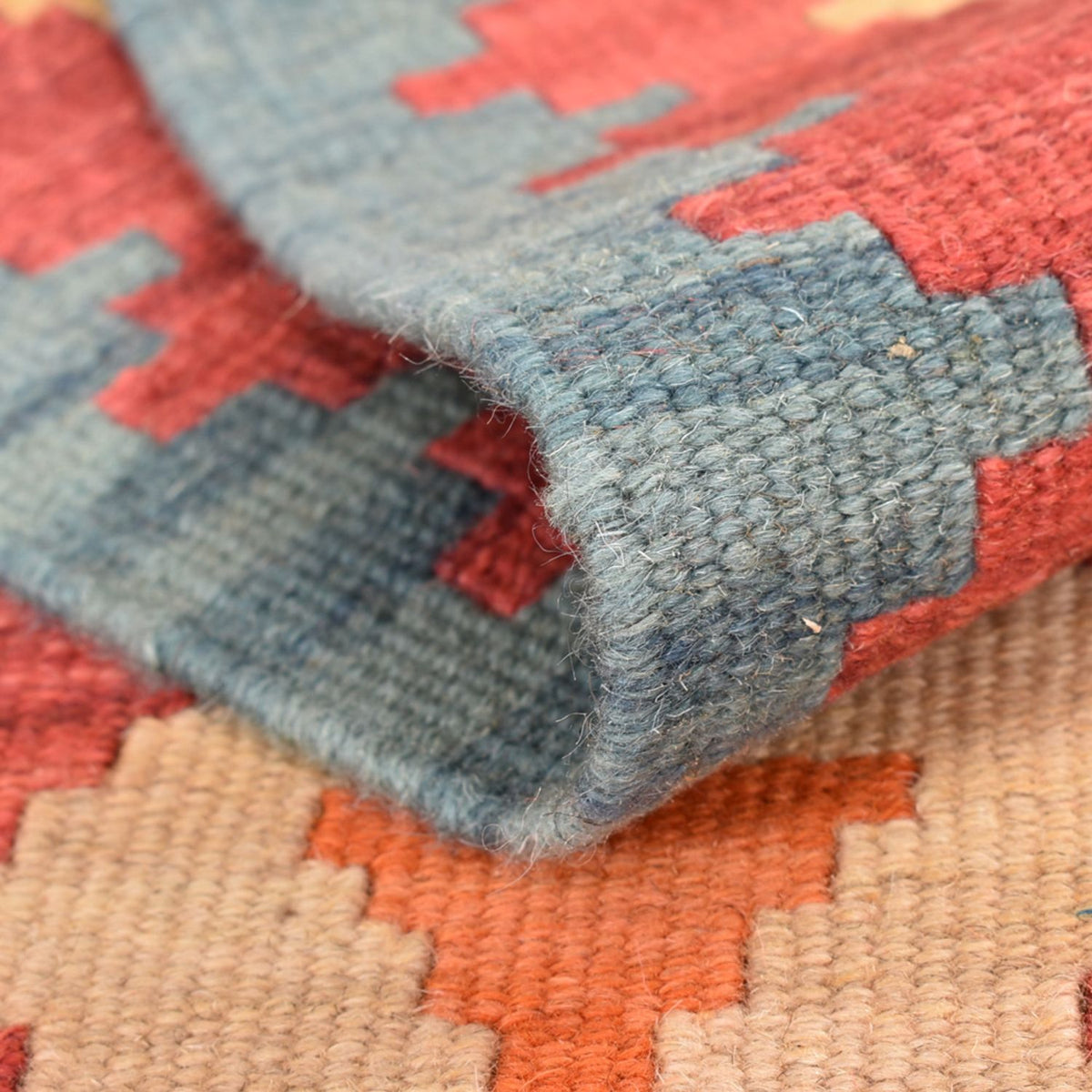 Alfombra de pasillo Alfombra Kelim - Oriental - 201 x 58 cm - multicolor