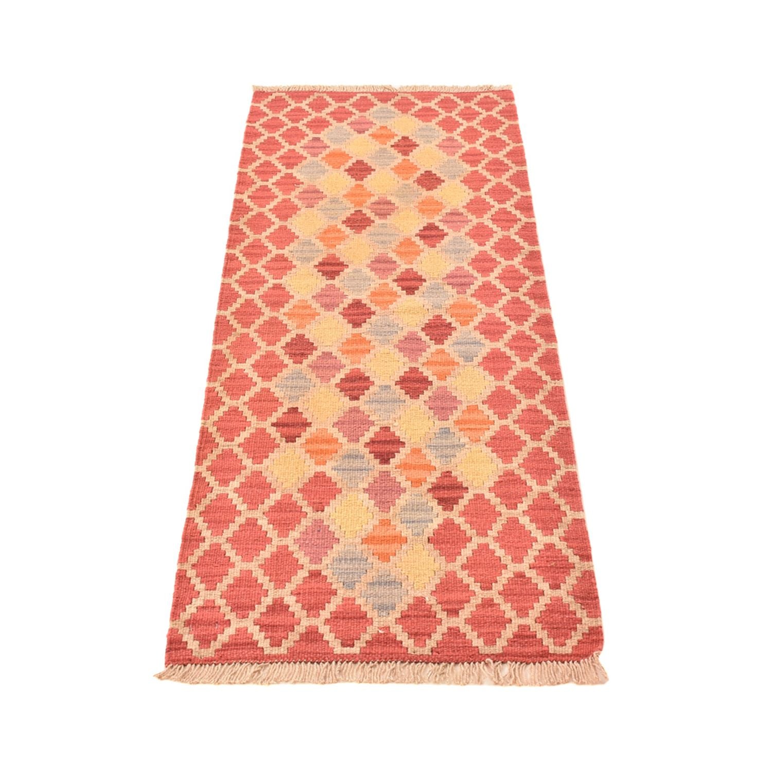 Alfombra de pasillo Alfombra Kelim - Oriental - 194 x 60 cm - multicolor
