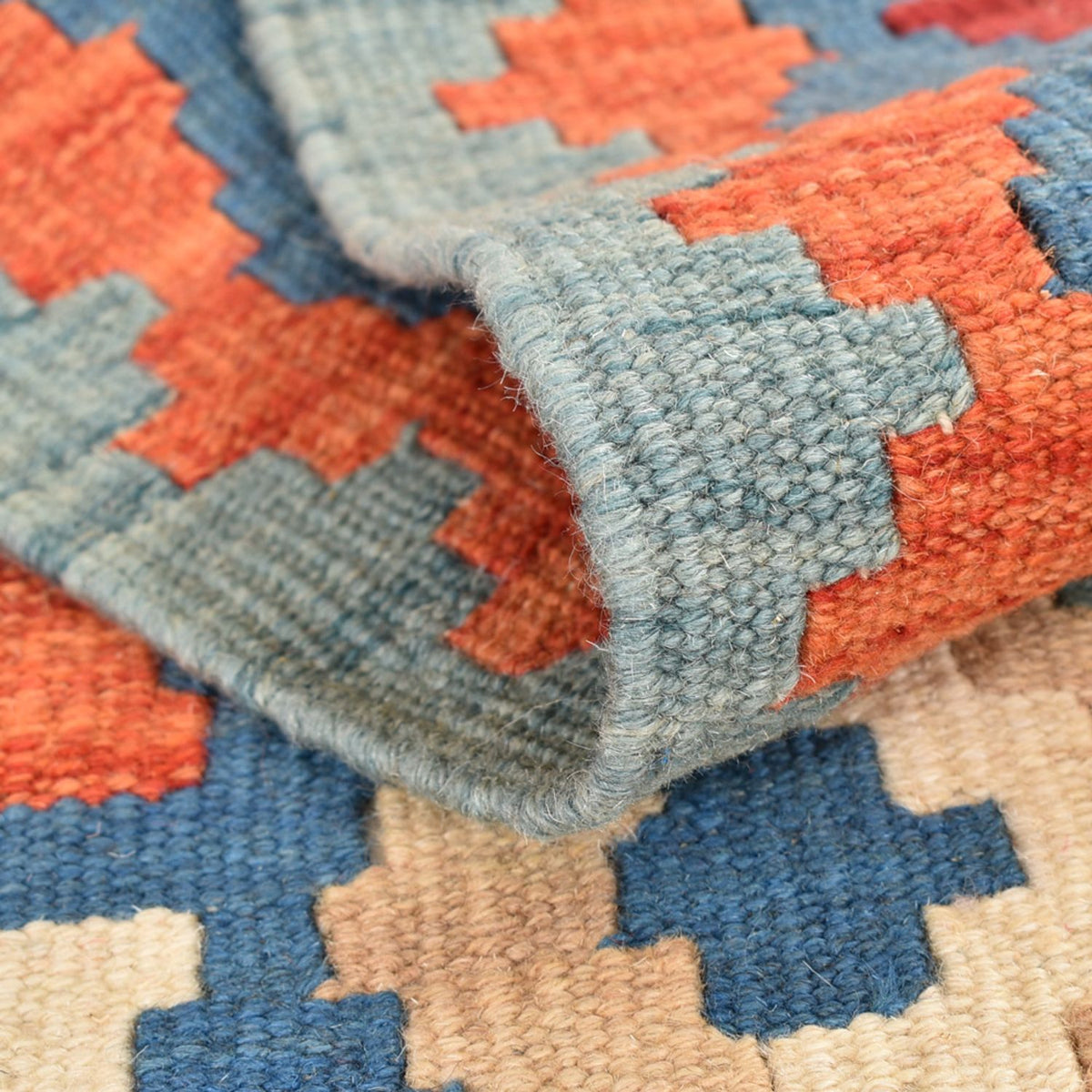 Alfombra de pasillo Alfombra Kelim - Oriental - 210 x 67 cm - multicolor