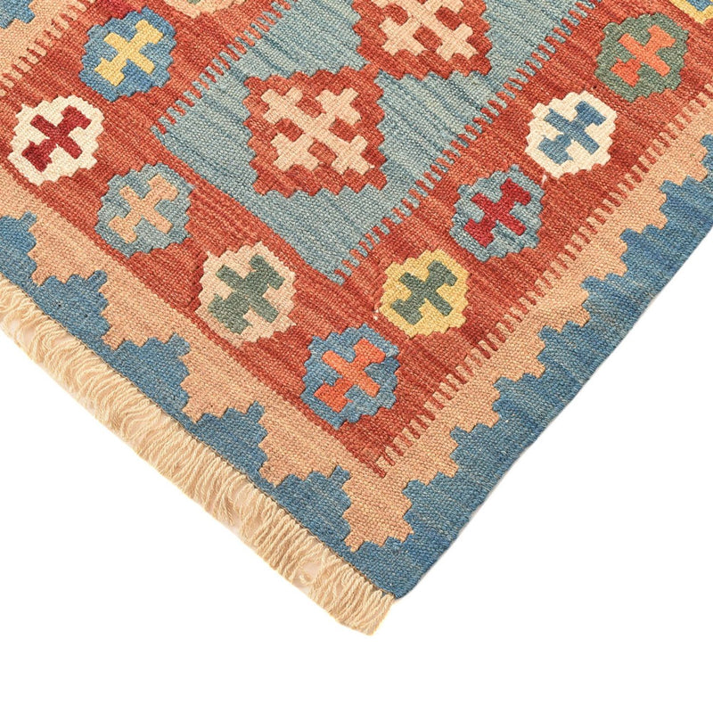 Alfombra de pasillo Alfombra Kelim - Oriental - 198 x 61 cm - multicolor