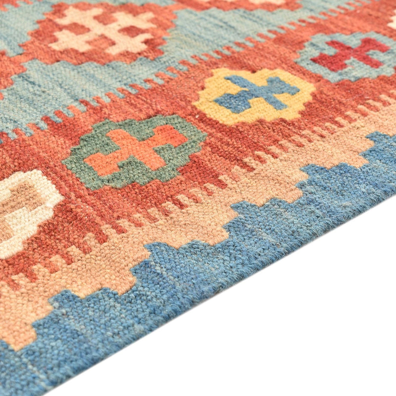 Alfombra de pasillo Alfombra Kelim - Oriental - 198 x 61 cm - multicolor