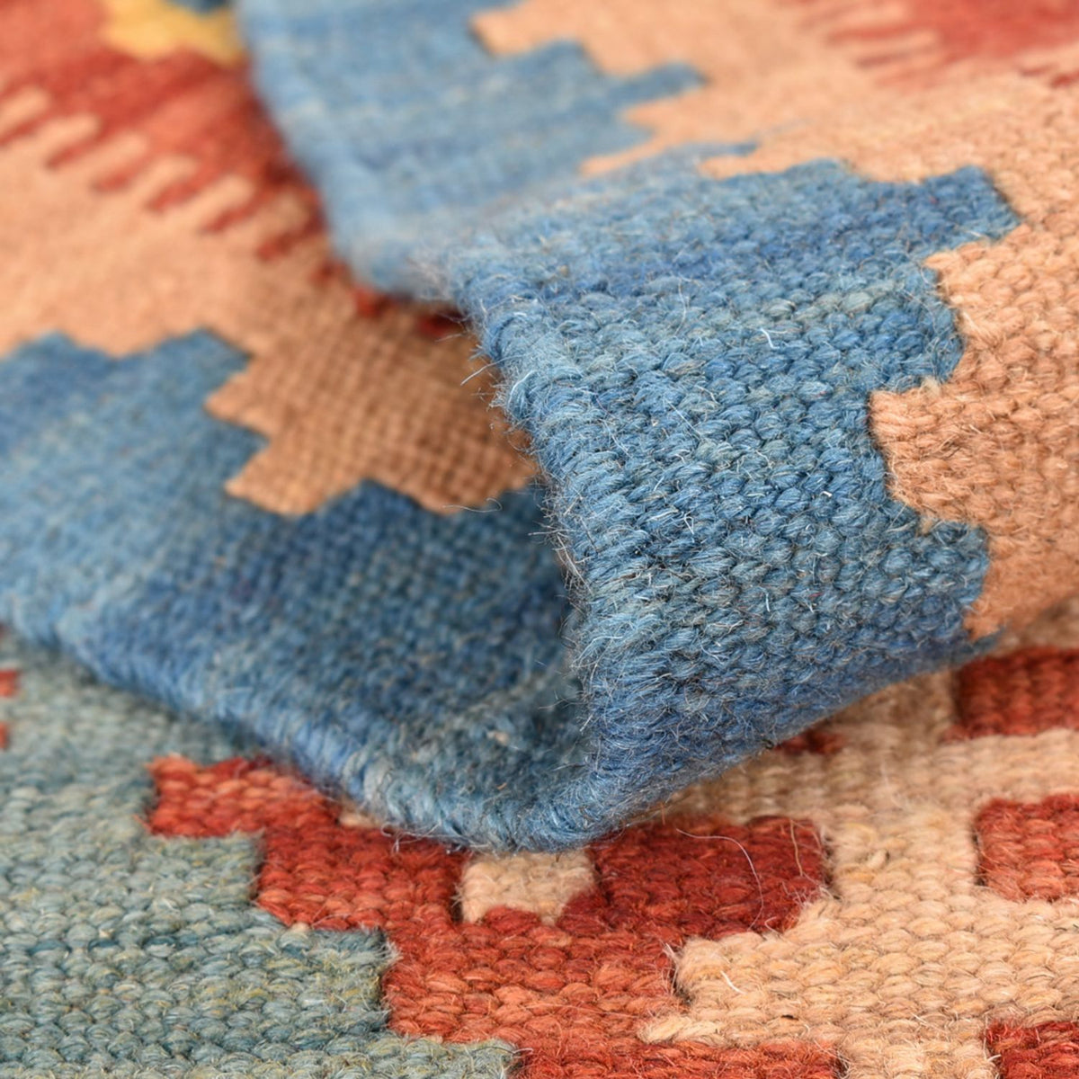 Alfombra de pasillo Alfombra Kelim - Oriental - 198 x 61 cm - multicolor