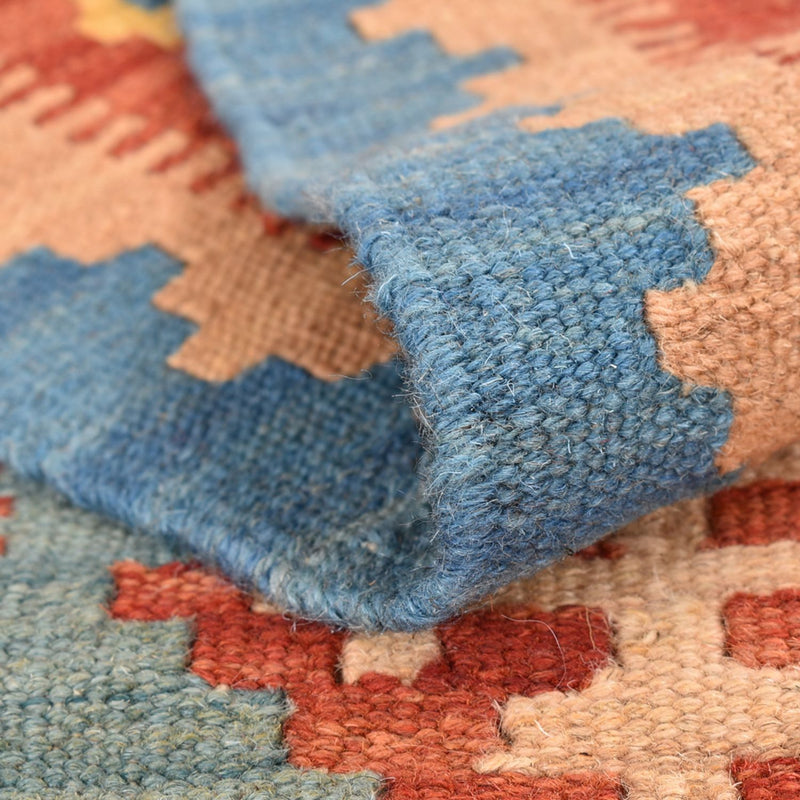 Alfombra de pasillo Alfombra Kelim - Oriental - 198 x 61 cm - multicolor