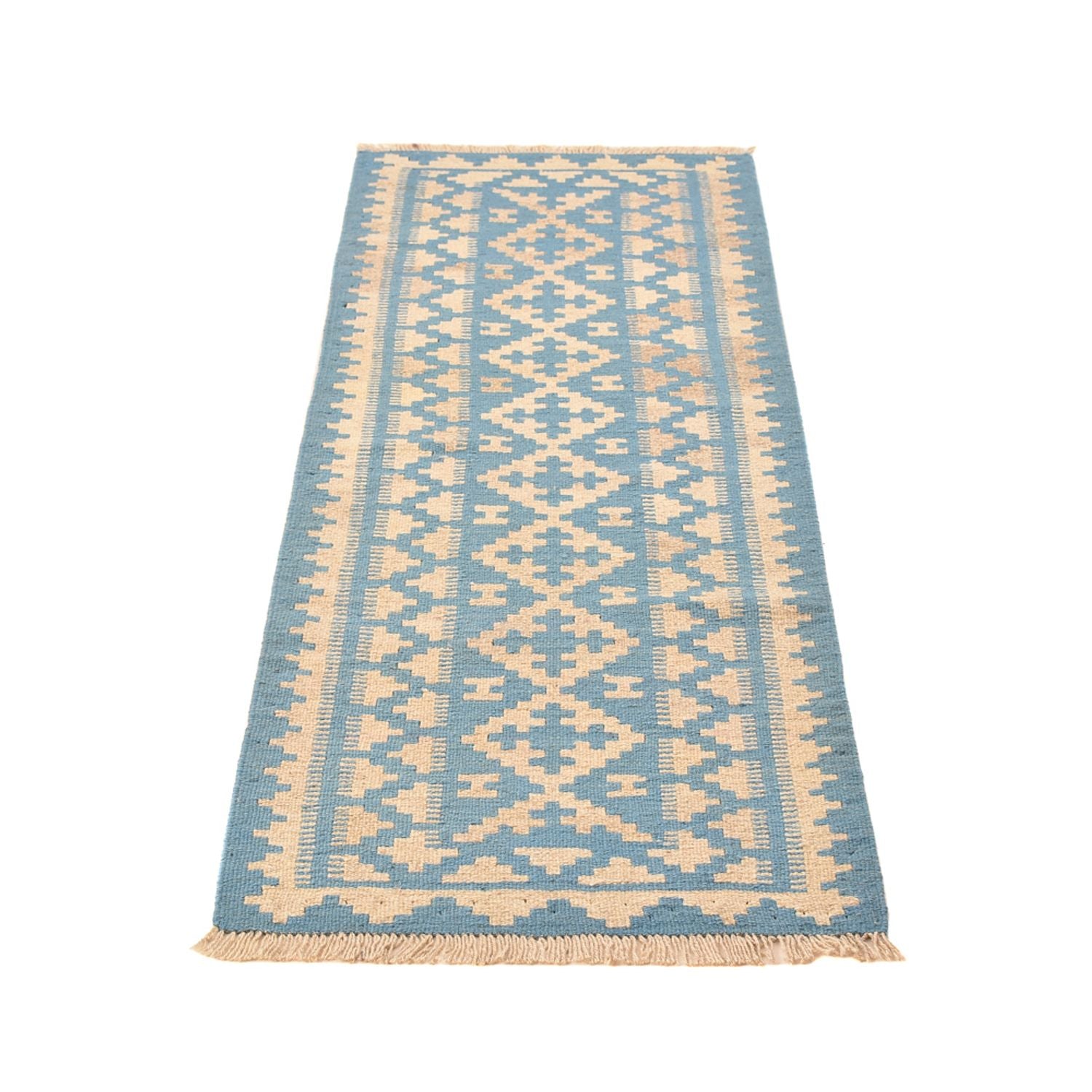 Alfombra de pasillo Alfombra Kelim - Oriental - 199 x 64 cm - multicolor