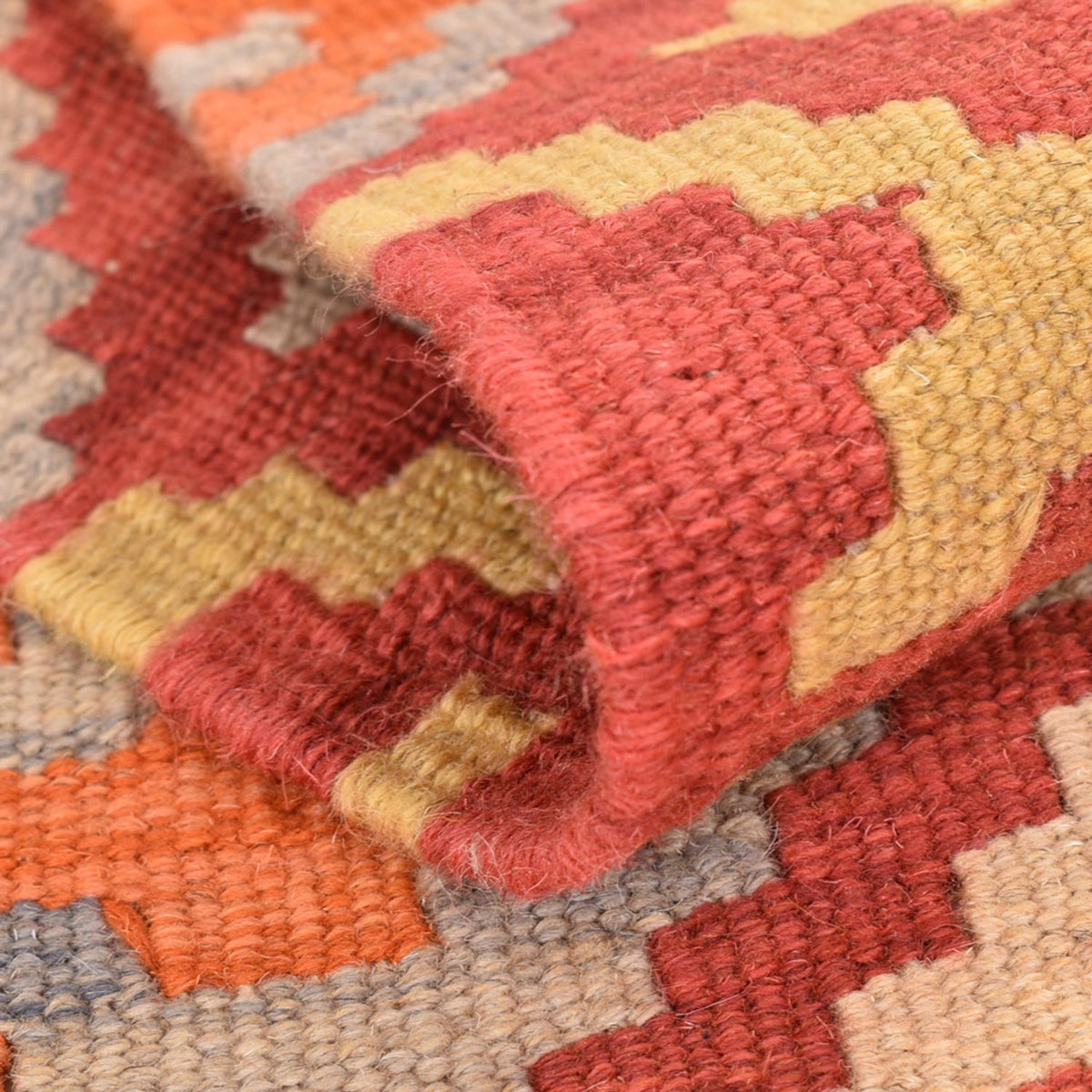 Alfombra de pasillo Alfombra Kelim - Oriental - 201 x 58 cm - multicolor