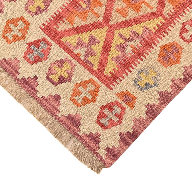 Alfombra de pasillo Alfombra Kelim - Oriental - 201 x 60 cm - multicolor
