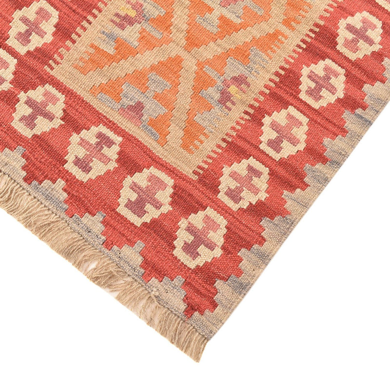 Alfombra de pasillo Alfombra Kelim - Oriental - 198 x 63 cm - multicolor