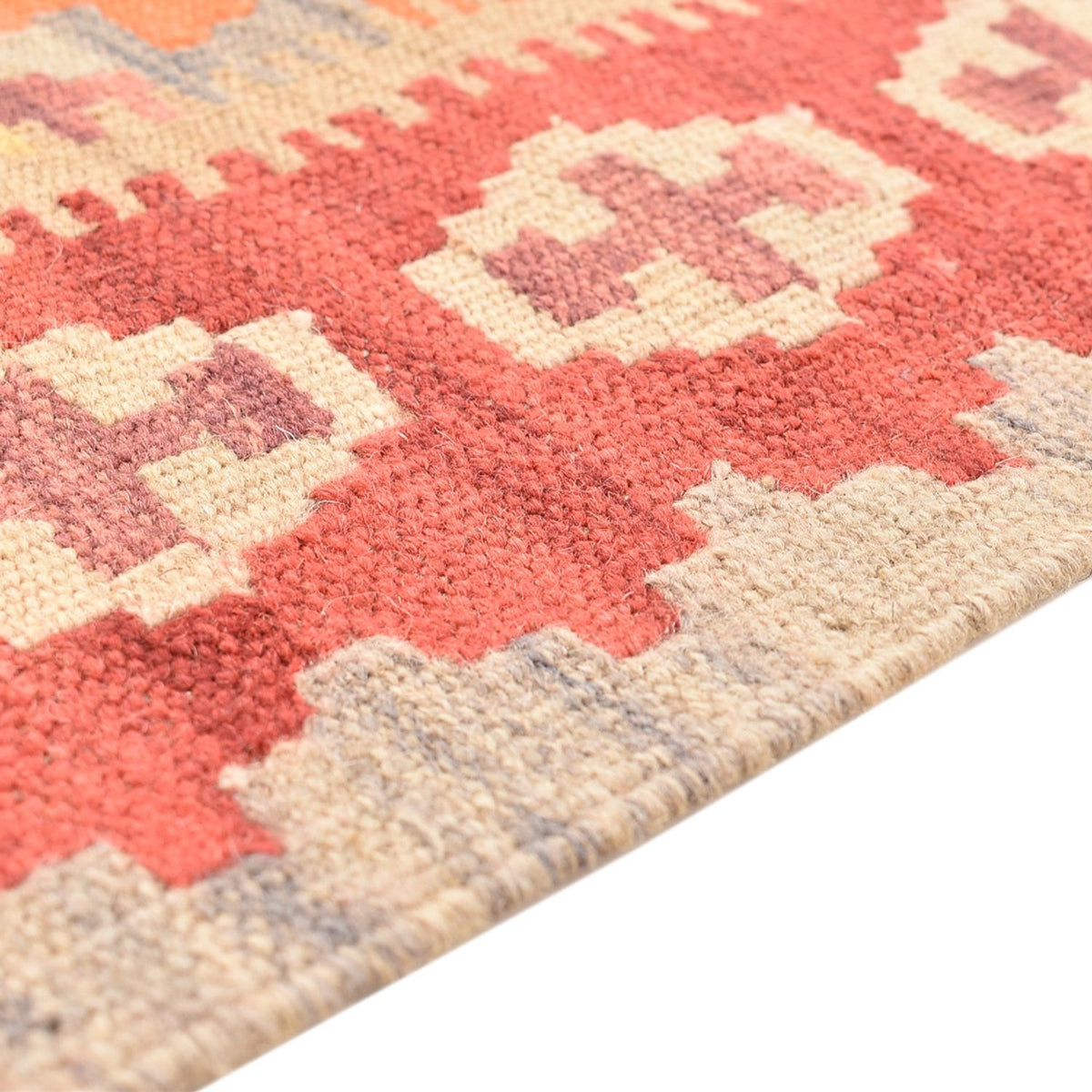 Alfombra de pasillo Alfombra Kelim - Oriental - 198 x 63 cm - multicolor