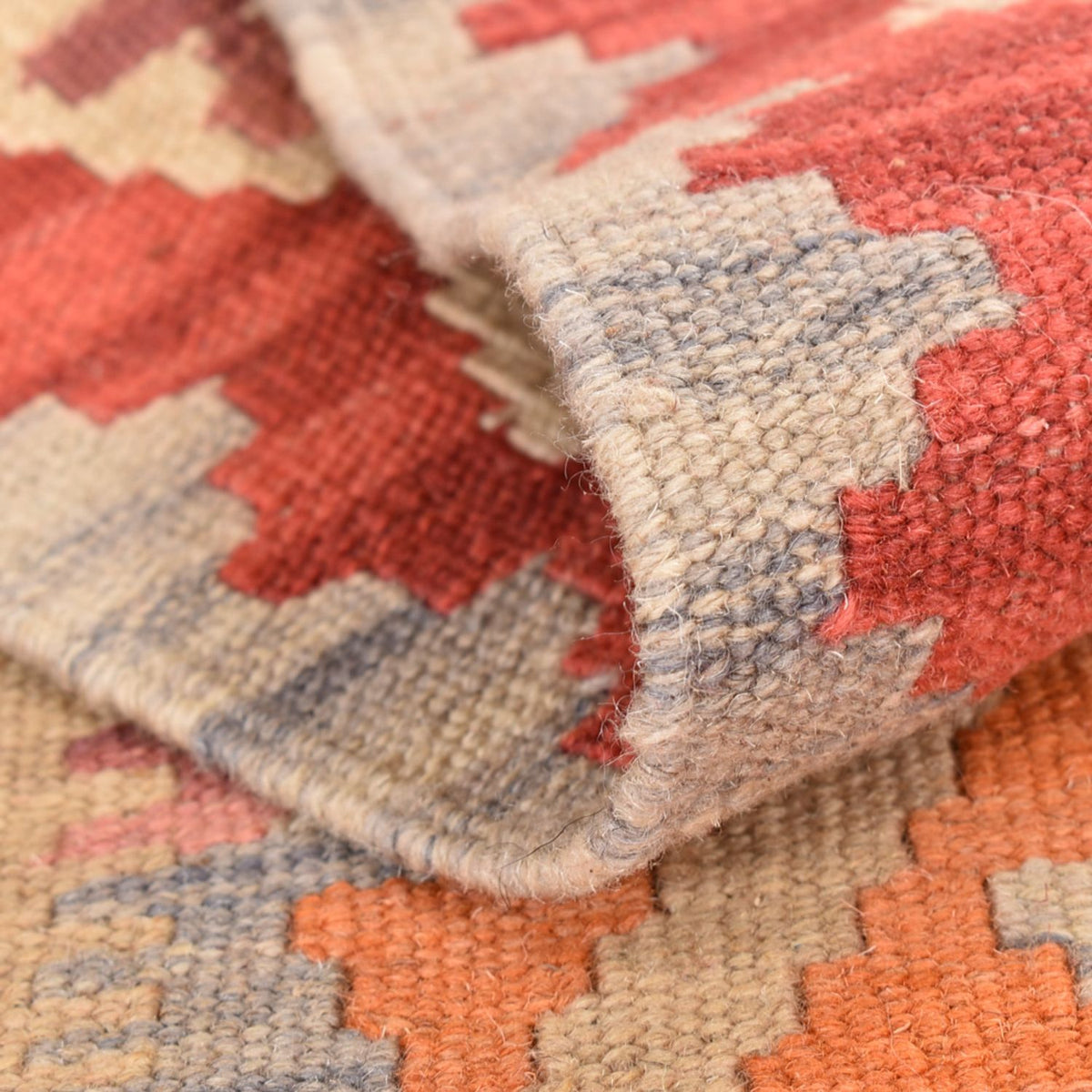 Alfombra de pasillo Alfombra Kelim - Oriental - 198 x 63 cm - multicolor