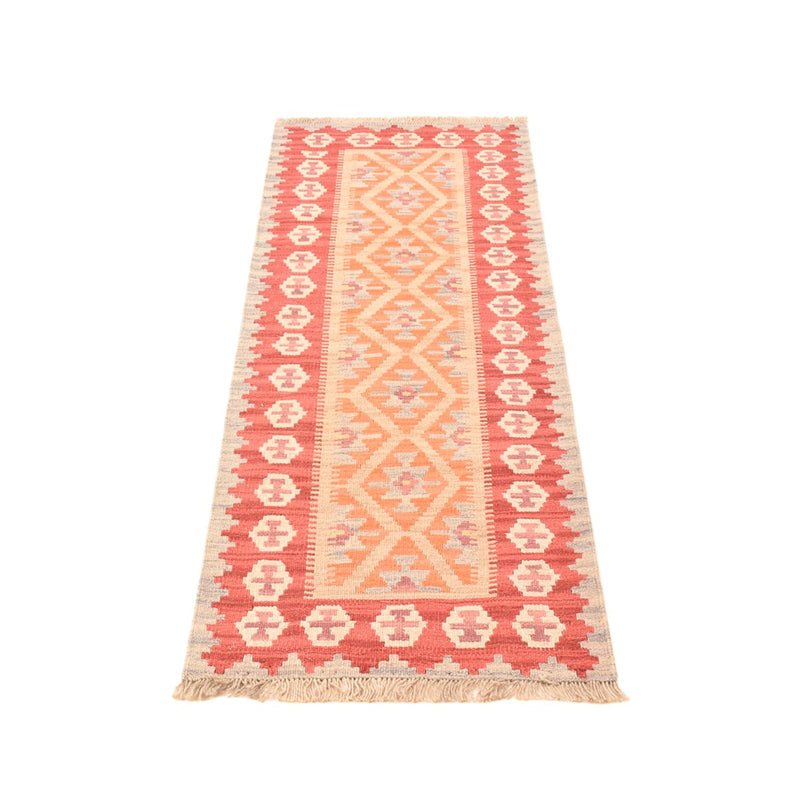 Alfombra de pasillo Alfombra Kelim - Oriental - 198 x 63 cm - multicolor