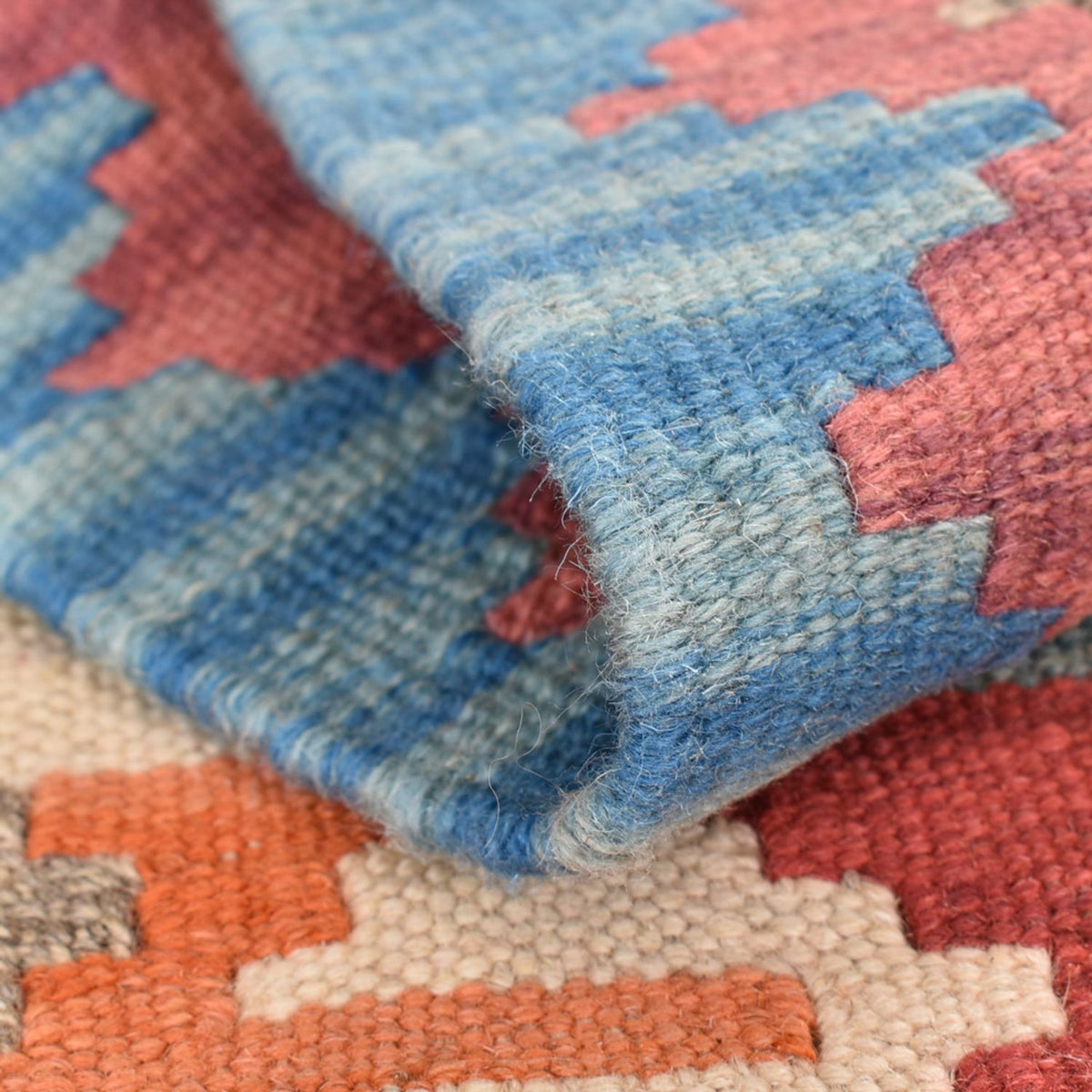 Alfombra de pasillo Alfombra Kelim - Oriental - 196 x 56 cm - multicolor