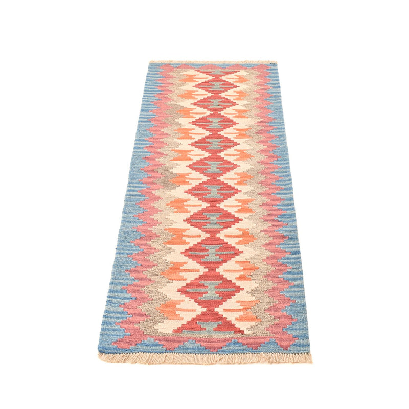 Alfombra de pasillo Alfombra Kelim - Oriental - 196 x 56 cm - multicolor