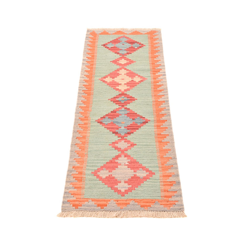 Alfombra de pasillo Alfombra Kelim - Oriental - 190 x 54 cm - multicolor