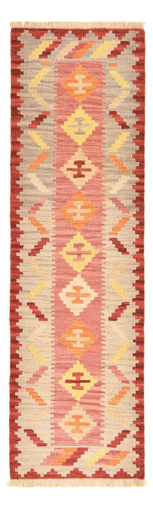 Alfombra de pasillo Alfombra Kelim - Oriental - 204 x 61 cm - multicolor
