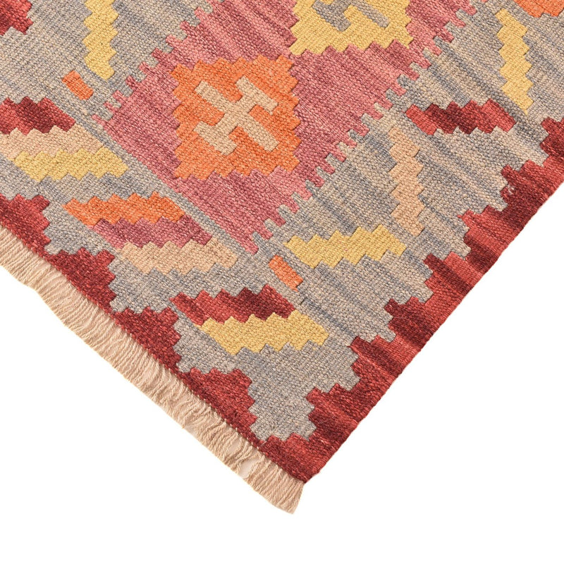Alfombra de pasillo Alfombra Kelim - Oriental - 204 x 61 cm - multicolor