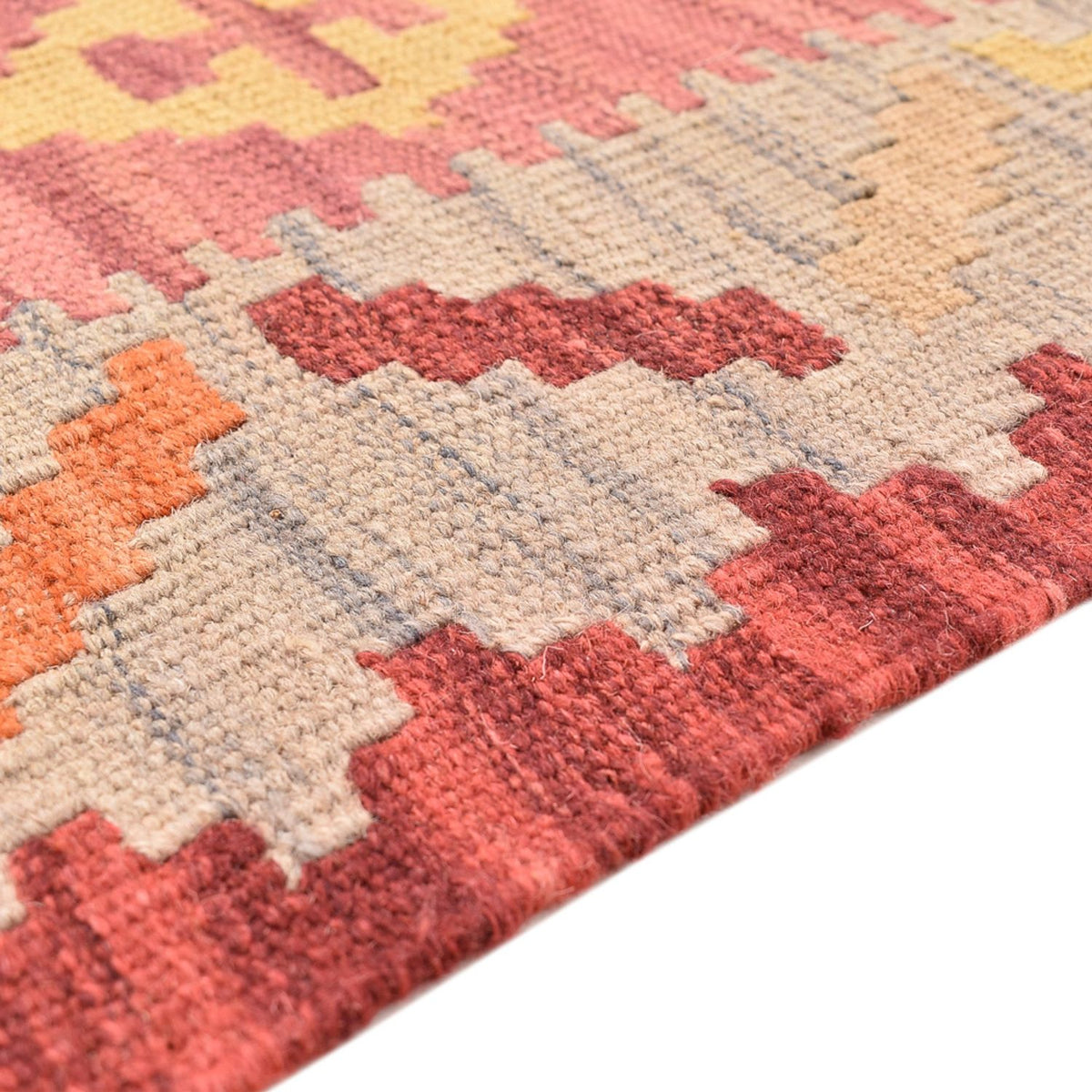 Alfombra de pasillo Alfombra Kelim - Oriental - 204 x 61 cm - multicolor