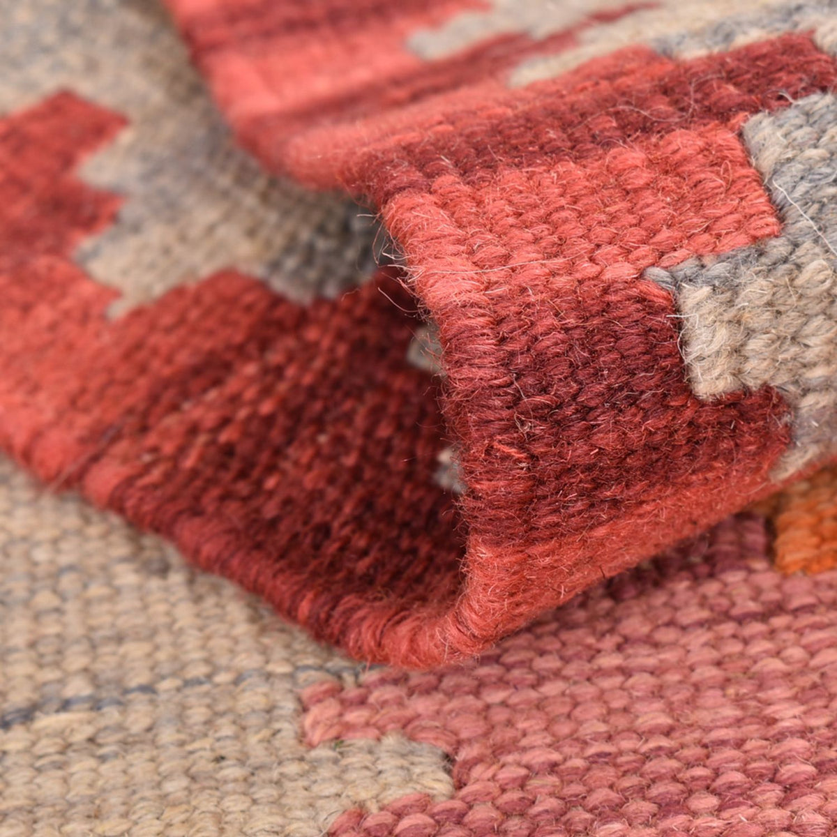 Alfombra de pasillo Alfombra Kelim - Oriental - 204 x 61 cm - multicolor