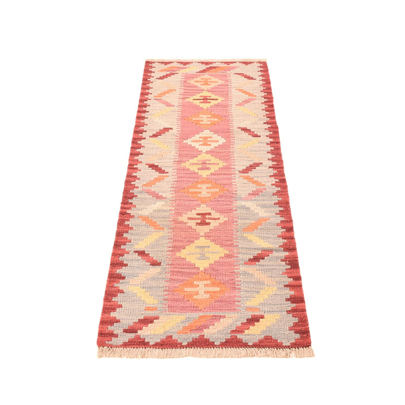 Alfombra de pasillo Alfombra Kelim - Oriental - 204 x 61 cm - multicolor