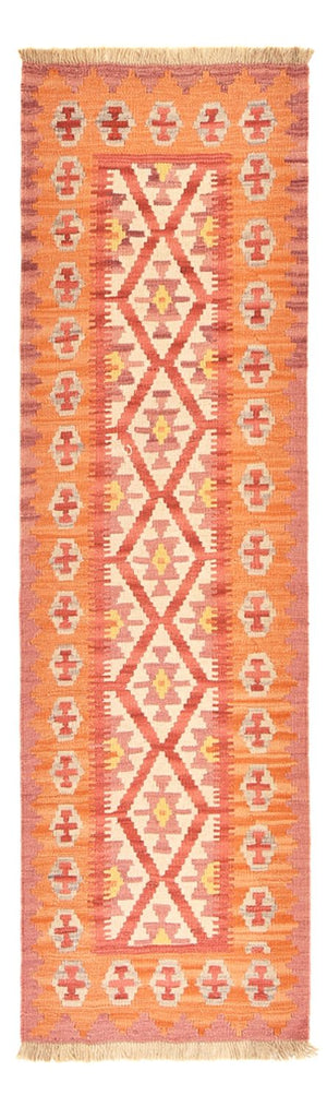 Alfombra de pasillo Alfombra Kelim - Oriental - 201 x 61 cm - multicolor