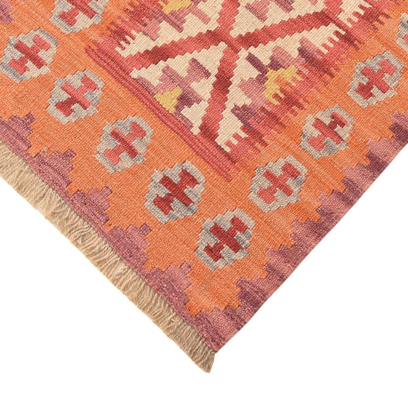 Alfombra de pasillo Alfombra Kelim - Oriental - 201 x 61 cm - multicolor