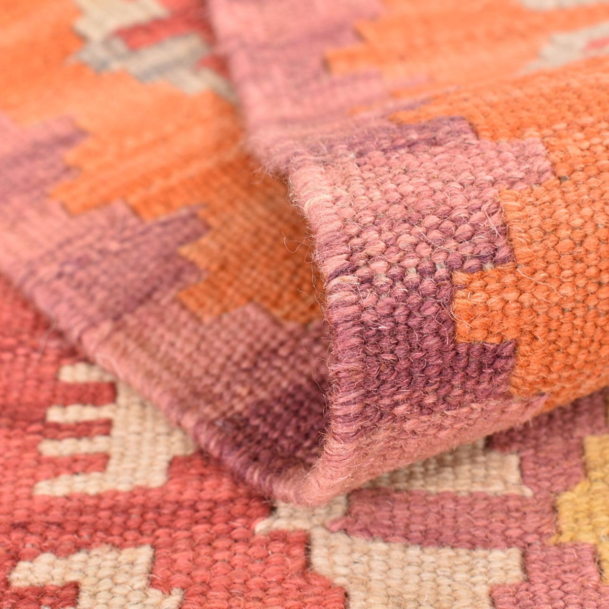 Alfombra de pasillo Alfombra Kelim - Oriental - 201 x 61 cm - multicolor