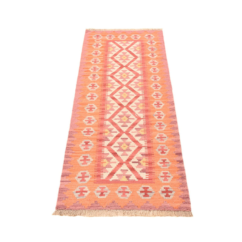 Alfombra de pasillo Alfombra Kelim - Oriental - 201 x 61 cm - multicolor