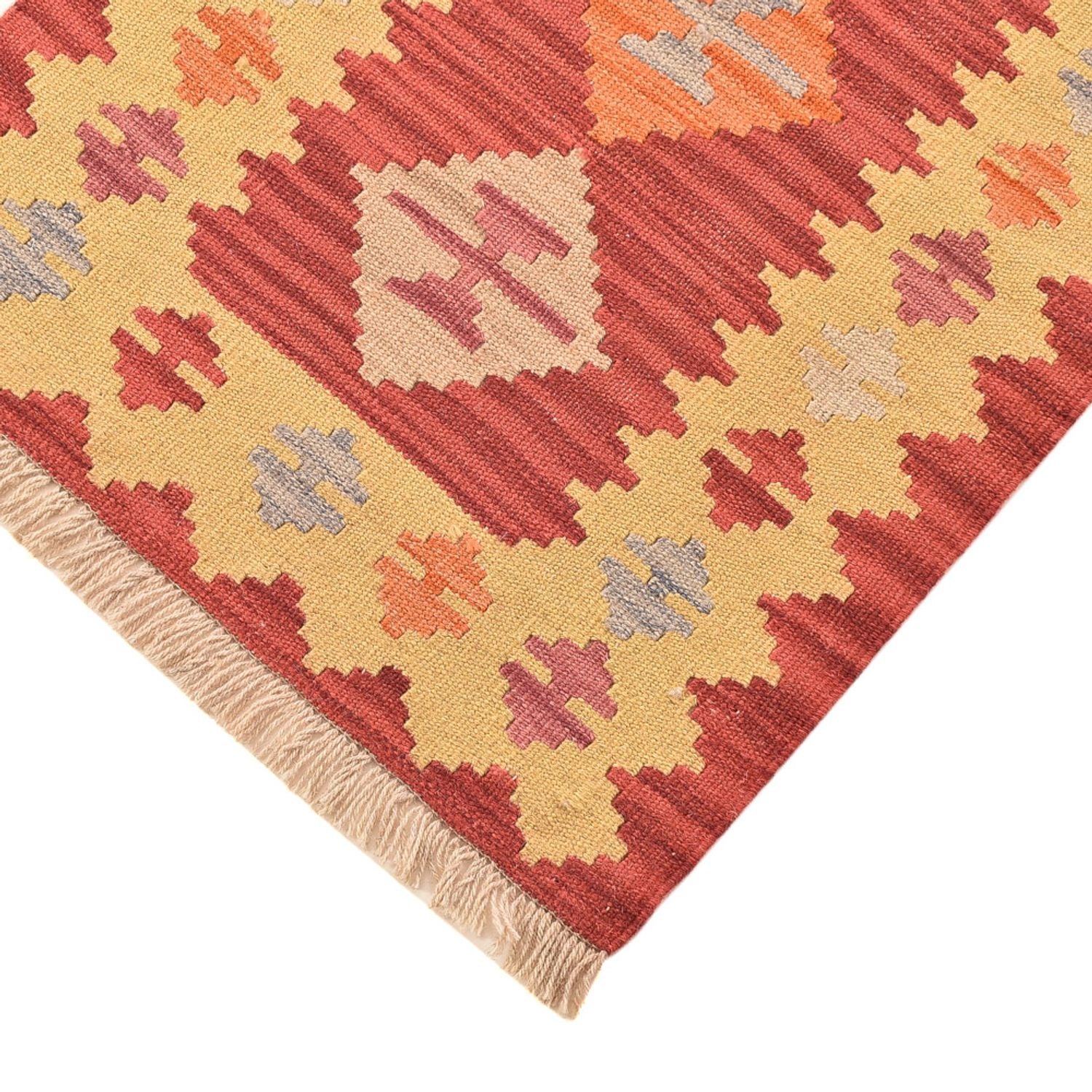 Alfombra de pasillo Alfombra Kelim - Oriental - 197 x 60 cm - multicolor