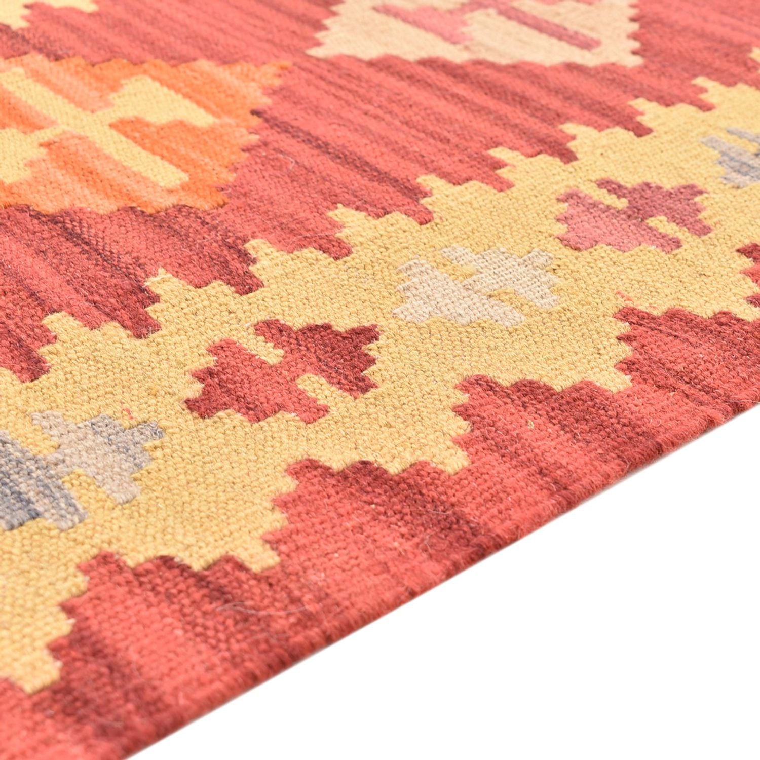 Alfombra de pasillo Alfombra Kelim - Oriental - 197 x 60 cm - multicolor