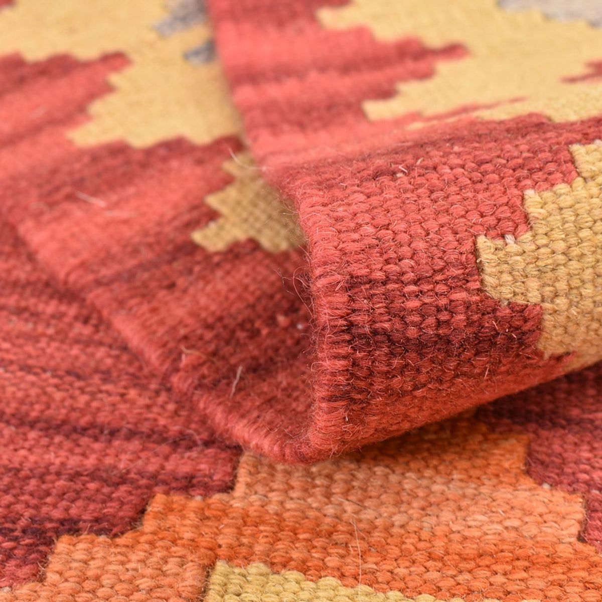 Alfombra de pasillo Alfombra Kelim - Oriental - 197 x 60 cm - multicolor