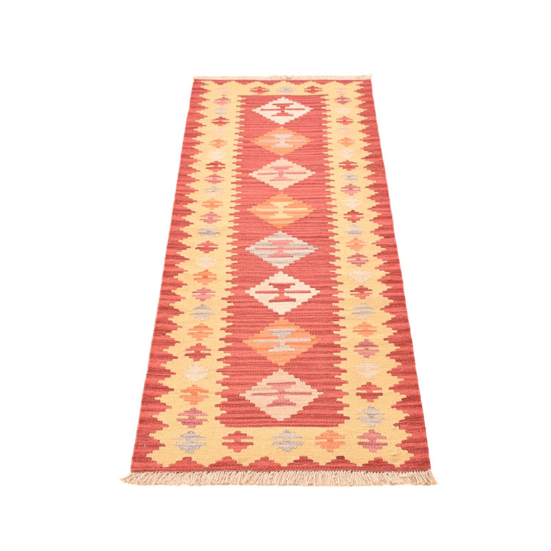 Alfombra de pasillo Alfombra Kelim - Oriental - 197 x 60 cm - multicolor