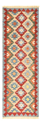 Alfombra de pasillo Alfombra Kelim - Oriental - 199 x 68 cm - multicolor