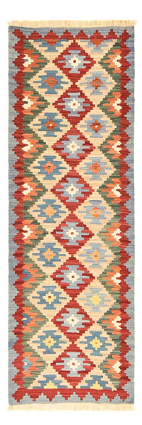 Alfombra de pasillo Alfombra Kelim - Oriental - 199 x 68 cm - multicolor