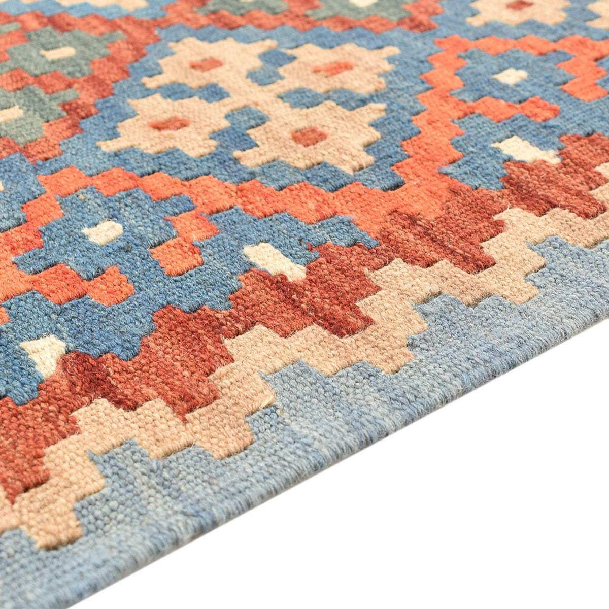 Alfombra de pasillo Alfombra Kelim - Oriental - 193 x 64 cm - multicolor