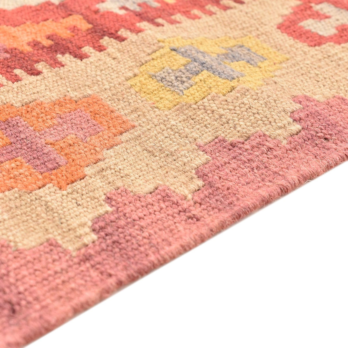 Alfombra de pasillo Alfombra Kelim - Oriental - 195 x 59 cm - multicolor