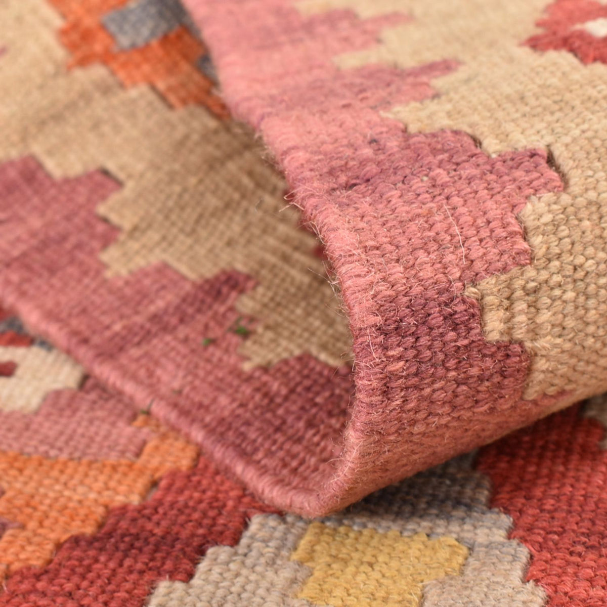 Alfombra de pasillo Alfombra Kelim - Oriental - 195 x 59 cm - multicolor