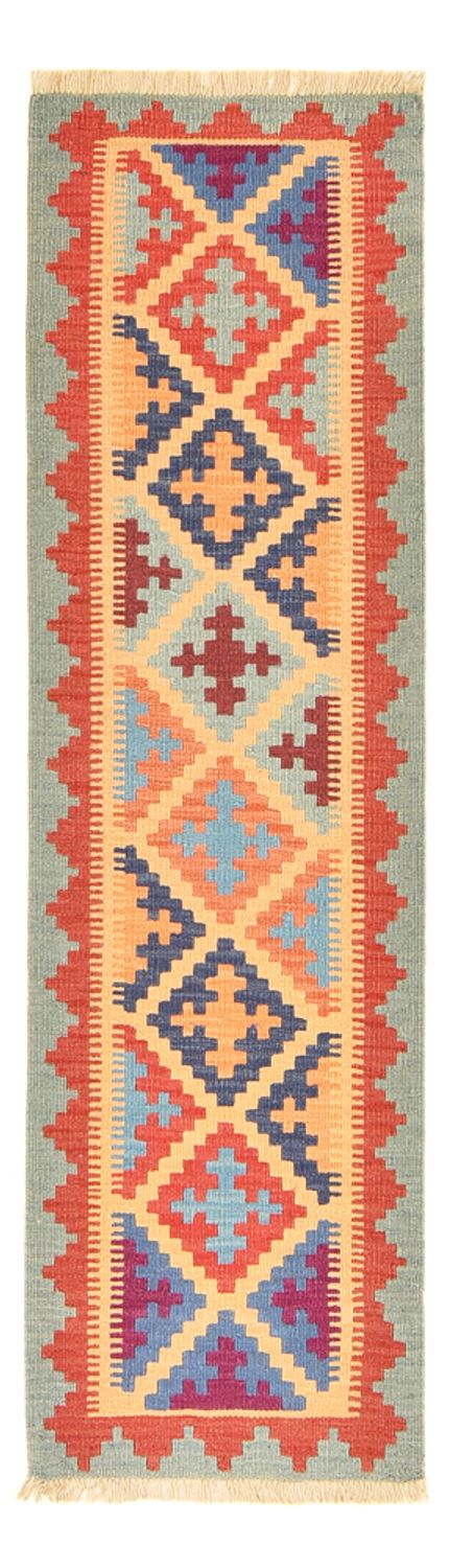 Alfombra de pasillo Alfombra Kelim - Oriental - 196 x 58 cm - multicolor