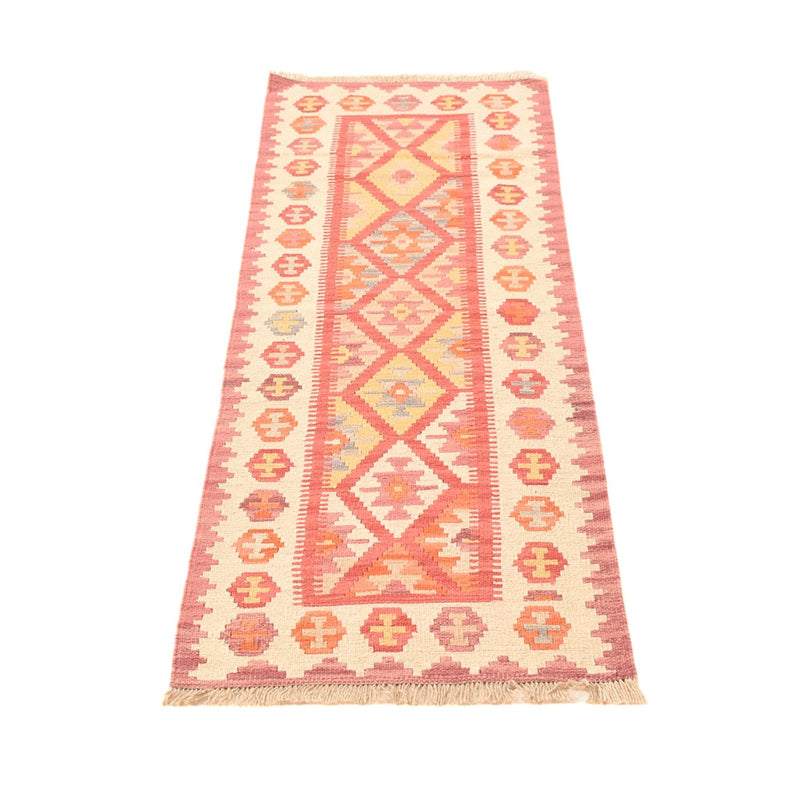 Alfombra de pasillo Alfombra Kelim - Oriental - 201 x 60 cm - multicolor