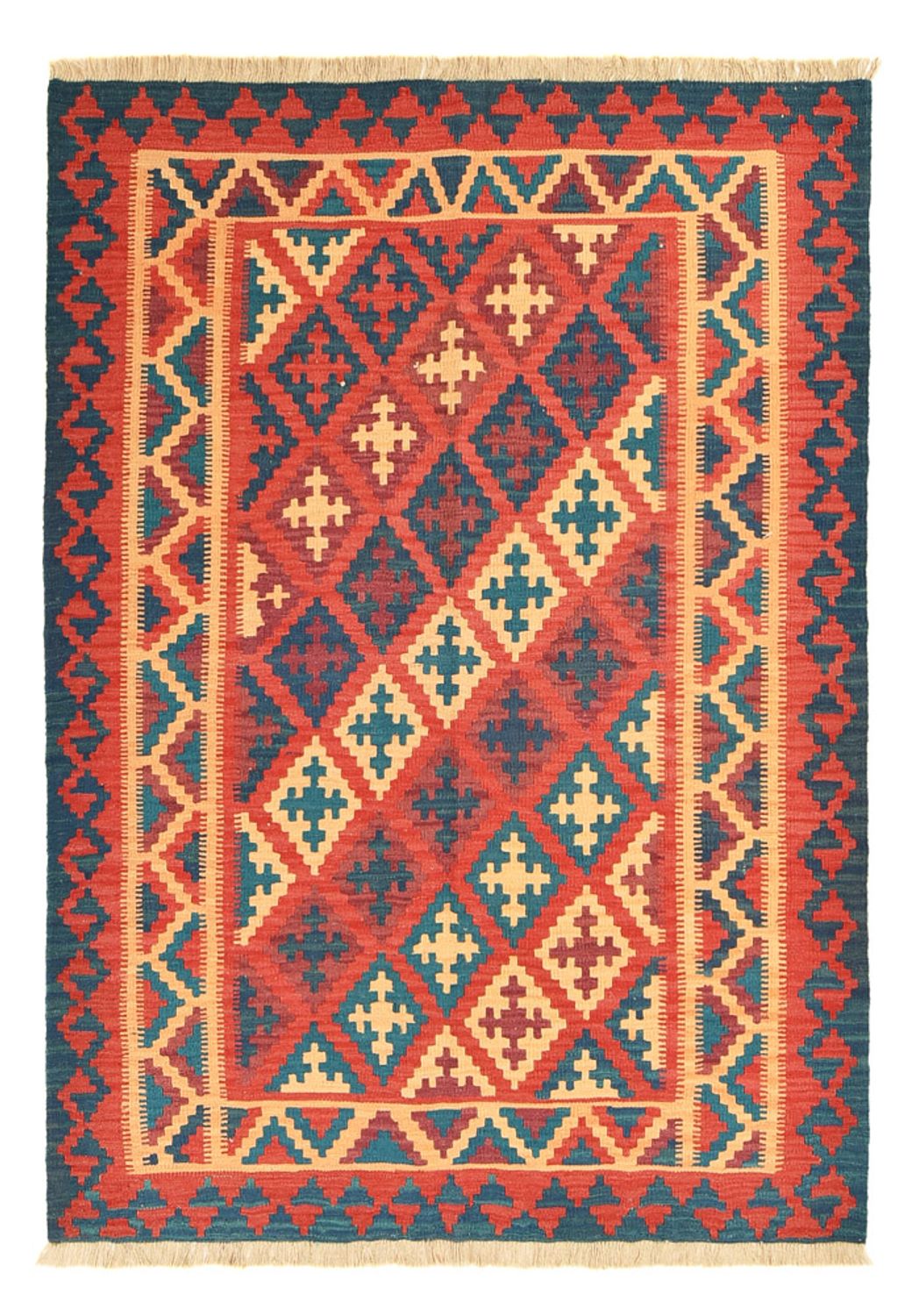 Alfombra Kelim - Oriental - 209 x 156 cm - multicolor