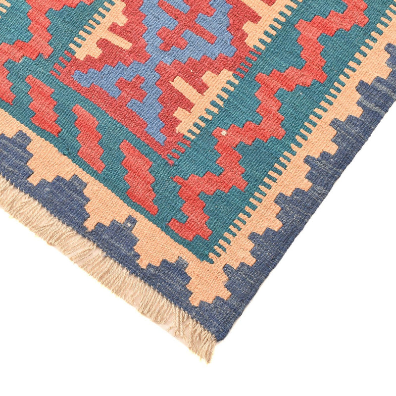 Alfombra de pasillo Alfombra Kelim - Oriental - 210 x 62 cm - multicolor