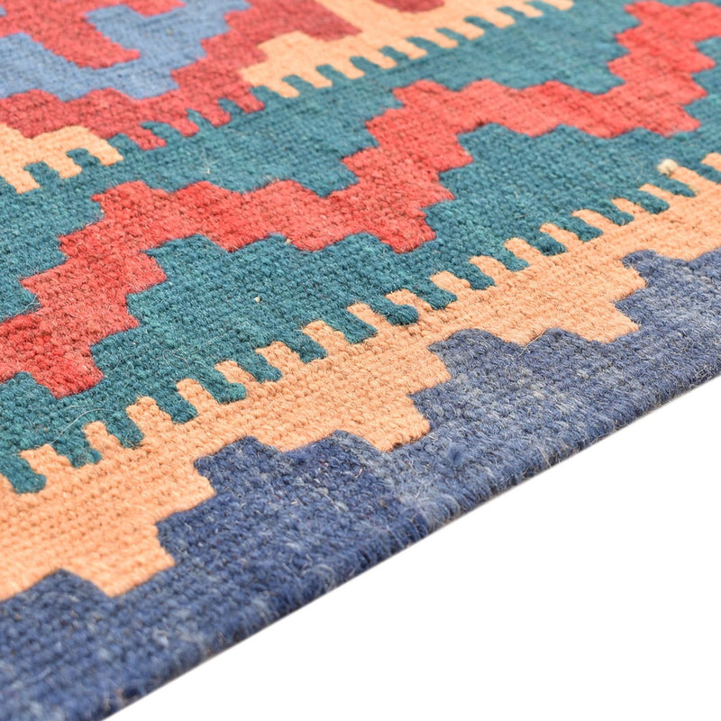 Alfombra de pasillo Alfombra Kelim - Oriental - 210 x 62 cm - multicolor